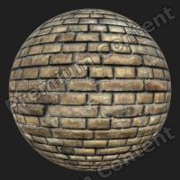 PBR texture wall bricks